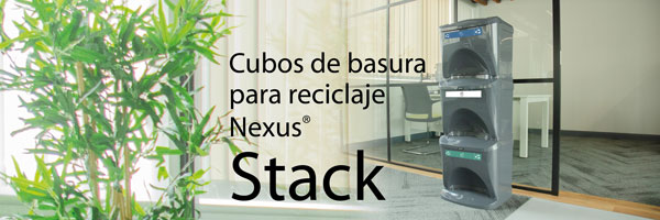 Glasdon lanza una nueva gama de cubos apilables para reciclaje: Nexus® Stack