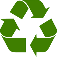 Logo que indica que un producto es 100% reciclable al final de su vida útil