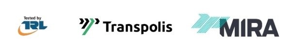 Transpolis, TRL and MIRA Logos