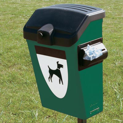 Papelera para residuos caninos Terrier 25™ Modelo compacto – 25 litros