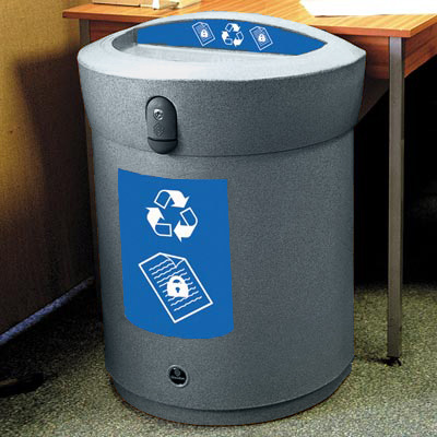 Delta&trade; Contenedor para documentos confidenciales 90 litros