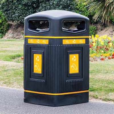 Papeleras de reciclaje Glasdon Jubilee™ 240 litros