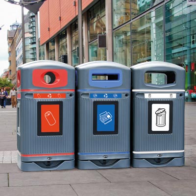 Contenedores de reciclaje - Aseca - Glasdon