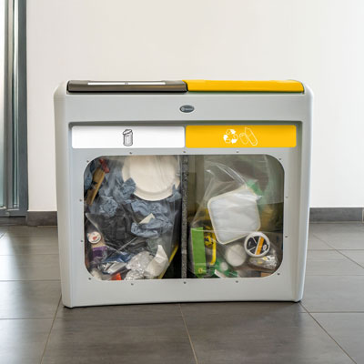 Papelera de reciclaje Nexus® Evolution Vision Duo