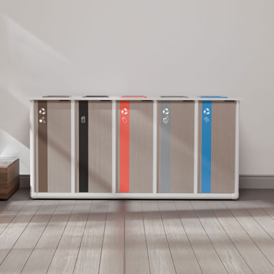 Estaci&oacute;n de reciclaje a medida Origin&trade; Infinity Una unidad, infinitas opciones