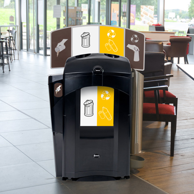 Papelera selectiva modular Nexus® 100 Duo