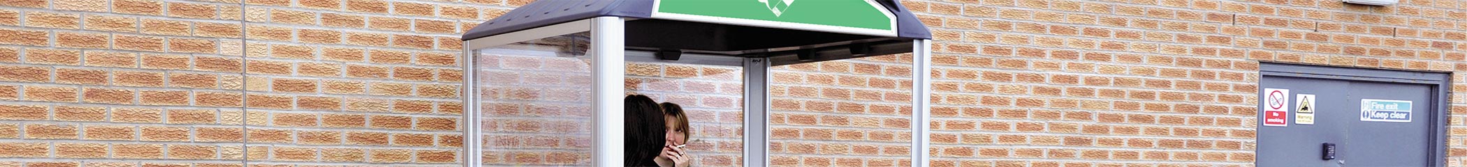 Refugios marquesinas para zona fumadores - Glasdon